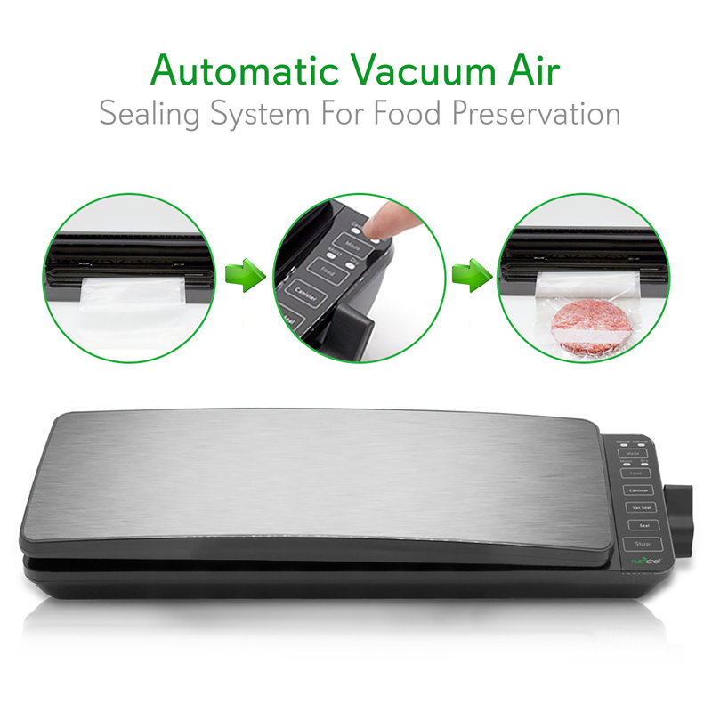 NutriChef Automatic Food Vacuum Sealer & Reviews Wayfair